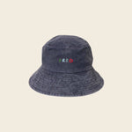 Multi - Colour Text Bucket Hat - Namesake Embroidery Studio