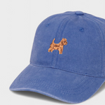 Blue Australian Terrier personalised baseball hat with embroidered dog design on front