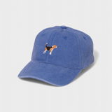 Beagle Personalised Hat with embroidered Beagle design on front, 100% washed cotton, baseball fit.