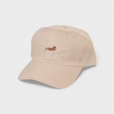King Charles Spaniel personalised embroidered hat in baseball style.