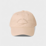Places Personalised Hat with embroidered text, 100% washed cotton, classic baseball fit.