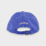 Blue Cavoodle personalised hat with adjustable strap and custom name embroidery on the back