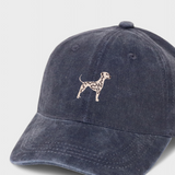 Dalmatian personalised hat with hand-drawn embroidered design, classic baseball fit.