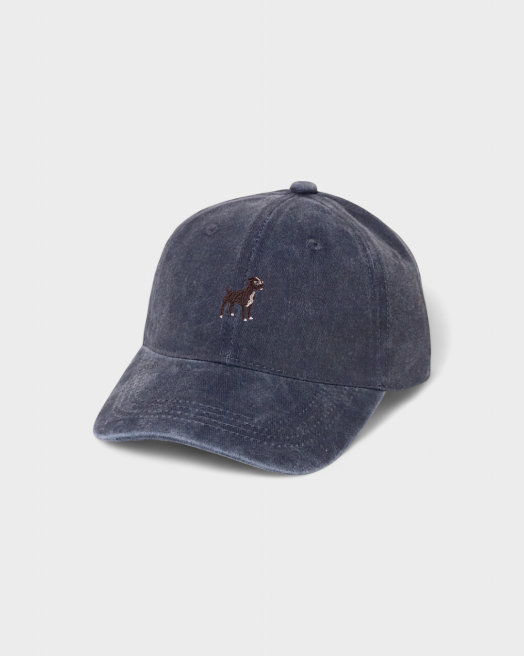 Staffordshire Bull Terrier personalised hat with embroidered design, 100% washed cotton, baseball fit.