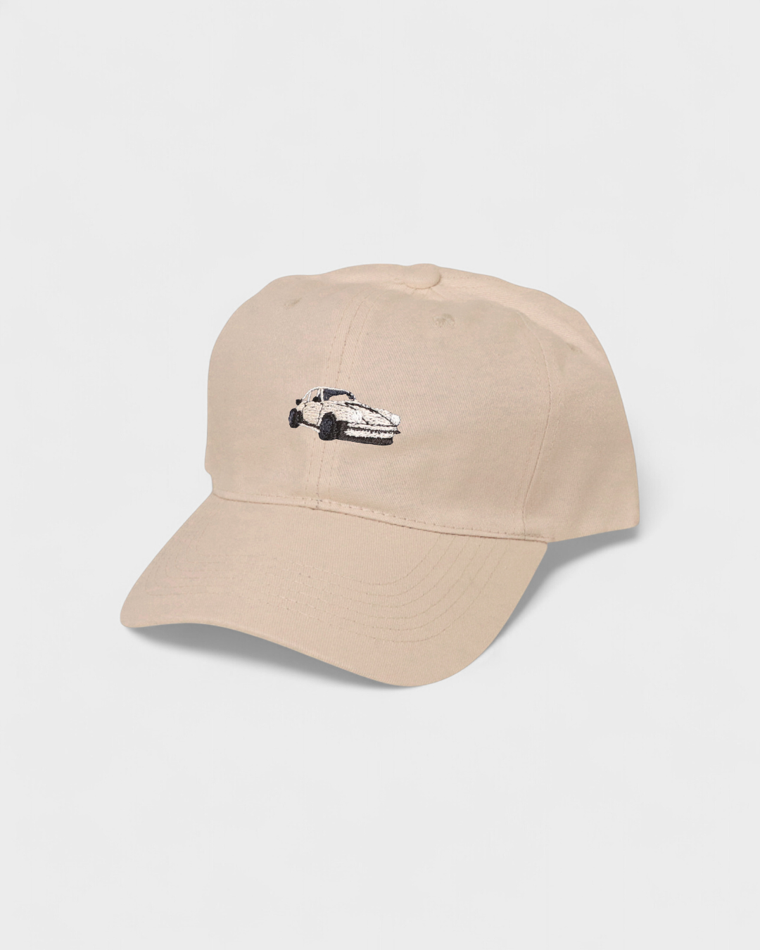 Porsche 930 personalised hat with customised embroidery, made of 100% washed cotton, classic baseball fit.