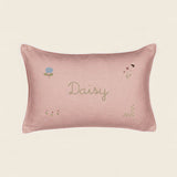 Botanical Linen Cushion - Namesake Embroidery Studio
