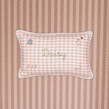 Botanical Linen Cushion - Namesake Embroidery Studio