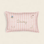 Botanical Linen Cushion - Namesake Embroidery Studio