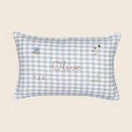 Botanical Linen Cushion - Namesake Embroidery Studio