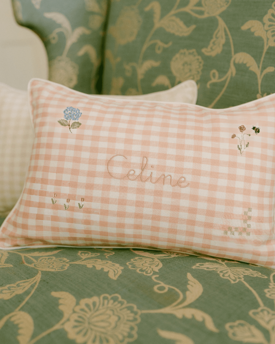 /products/botanical-cushion-pink-gingham-linen