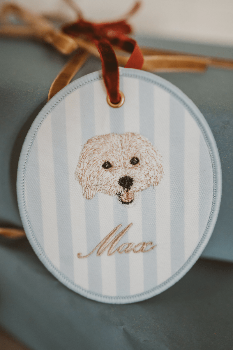 Custom Design Pet Ornament - Namesake Embroidery Studio