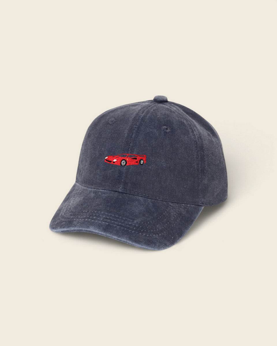 Ferrari F40 Personalised Hat - Namesake Embroidery Studio