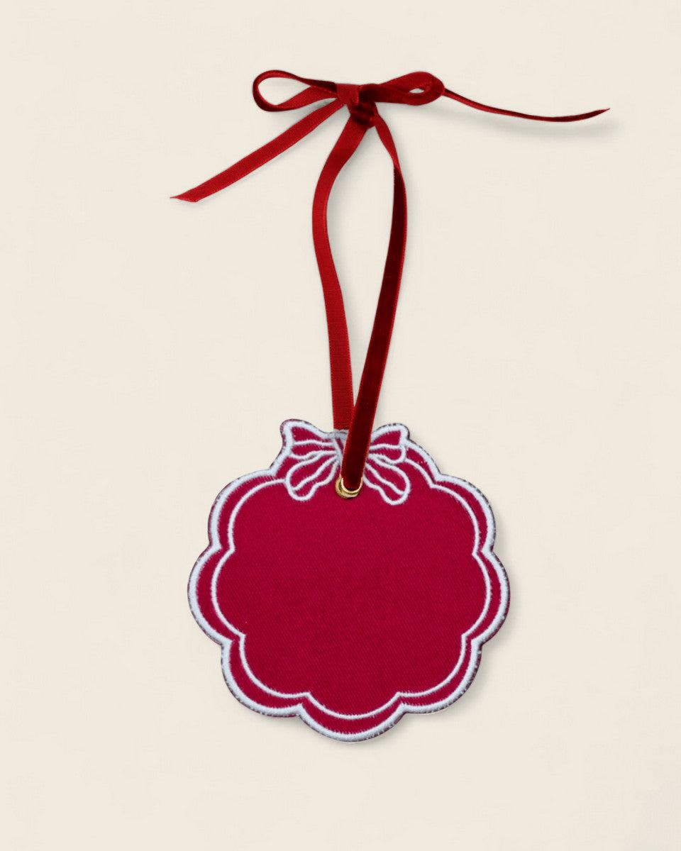 Initials Ornament - Namesake Embroidery Studio