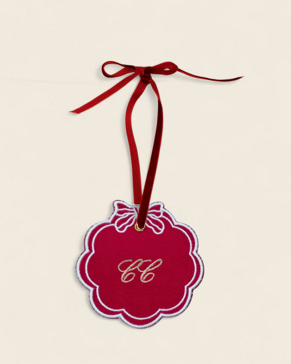 Initials Ornament - Namesake Embroidery Studio