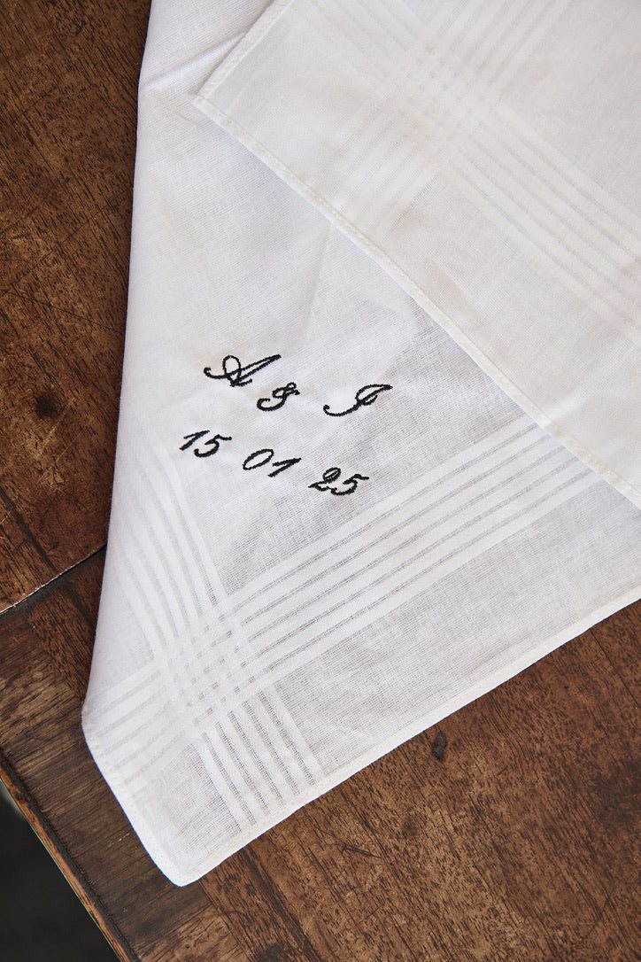 Men's Handkerchief - Namesake Embroidery Studio