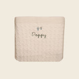 Merino Baby Blanket - Balloons Design - Namesake Embroidery Studio