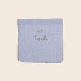 Merino Baby Blanket - Balloons Design - Namesake Embroidery Studio