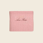 Merino Baby Blanket - Moon & Stars Design - Namesake Embroidery Studio