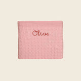 Merino Baby Blanket - Name Only - Namesake Embroidery Studio