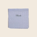 Merino Baby Blanket - Name Only - Namesake Embroidery Studio