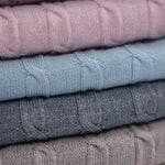 Merino Baby Blanket - Name Only - Namesake Embroidery Studio