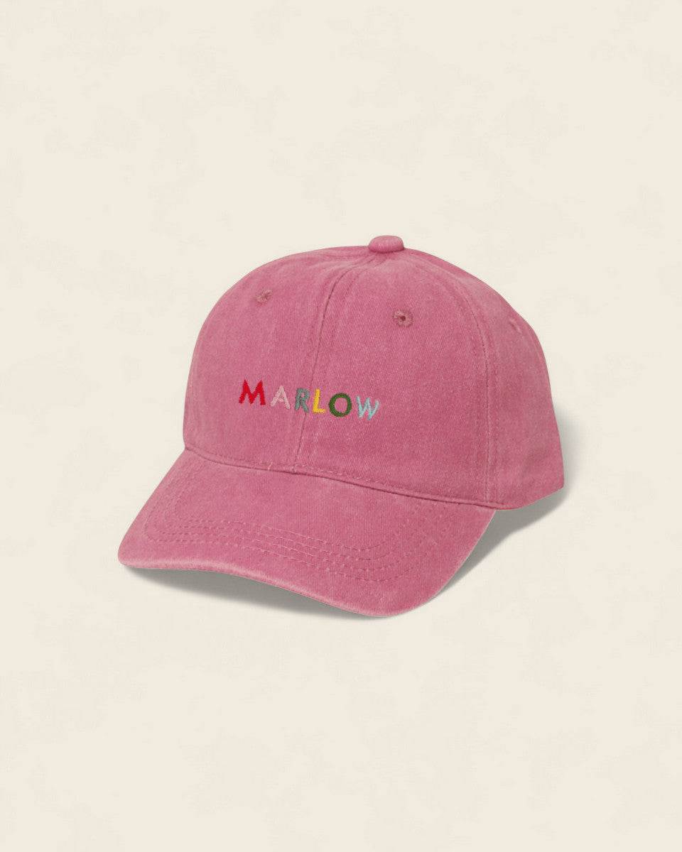 Multi - Colour Text Cap - Namesake Embroidery Studio