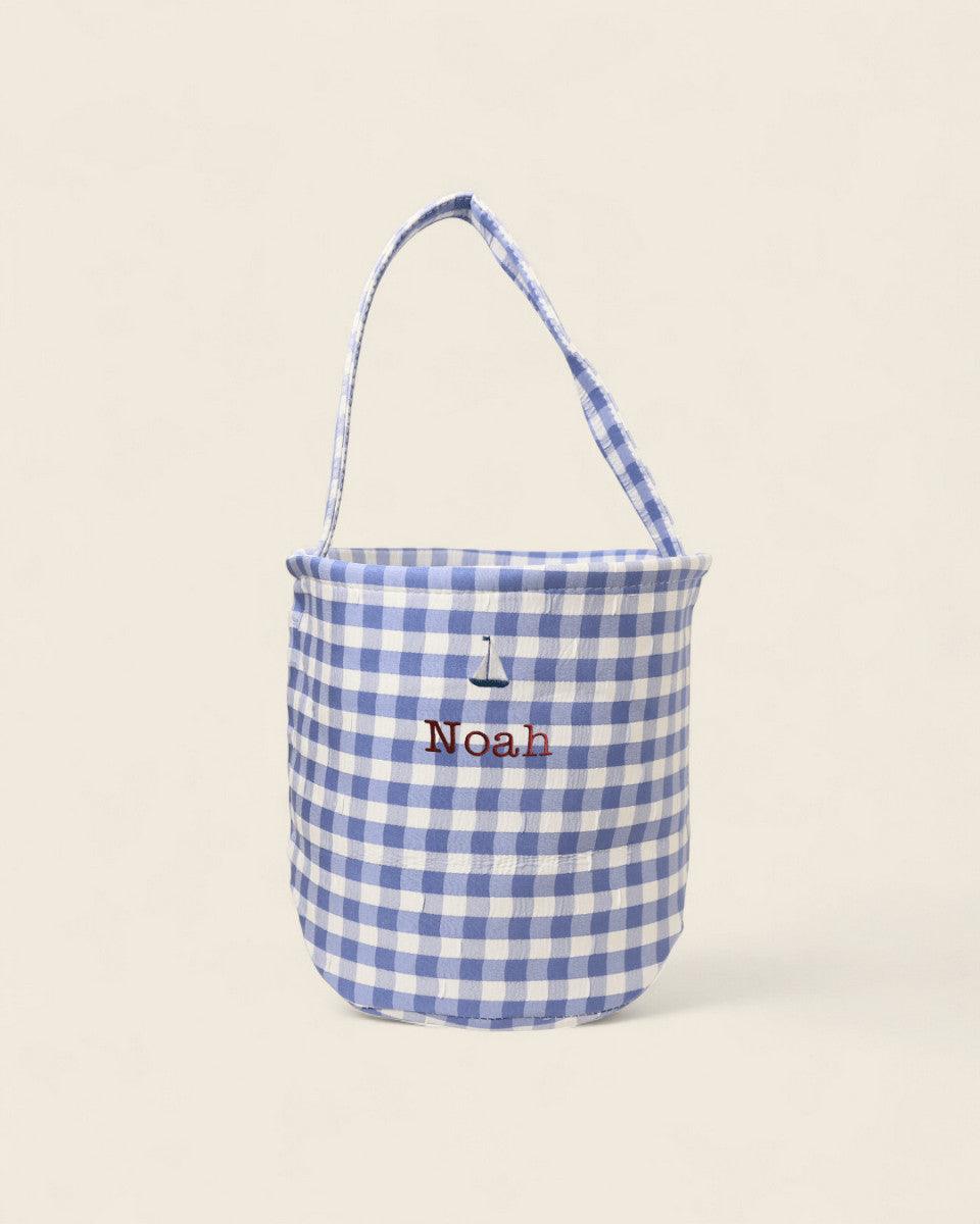 Personalised Easter Bucket - Sailboat - Namesake Embroidery Studio