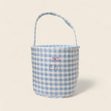 Personalised Storage Bucket - Bow - Namesake Embroidery Studio