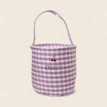 Personalised Storage Bucket - Cherries - Namesake Embroidery Studio