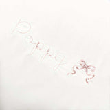 Pillowcase - White Scalloped Edge - Namesake Embroidery Studio