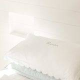 Pillowcase - White Scalloped Edge - Namesake Embroidery Studio
