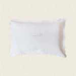 Pillowcase - White Scalloped Edge - Namesake Embroidery Studio