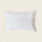 Pillowcase - White Scalloped Edge - Namesake Embroidery Studio