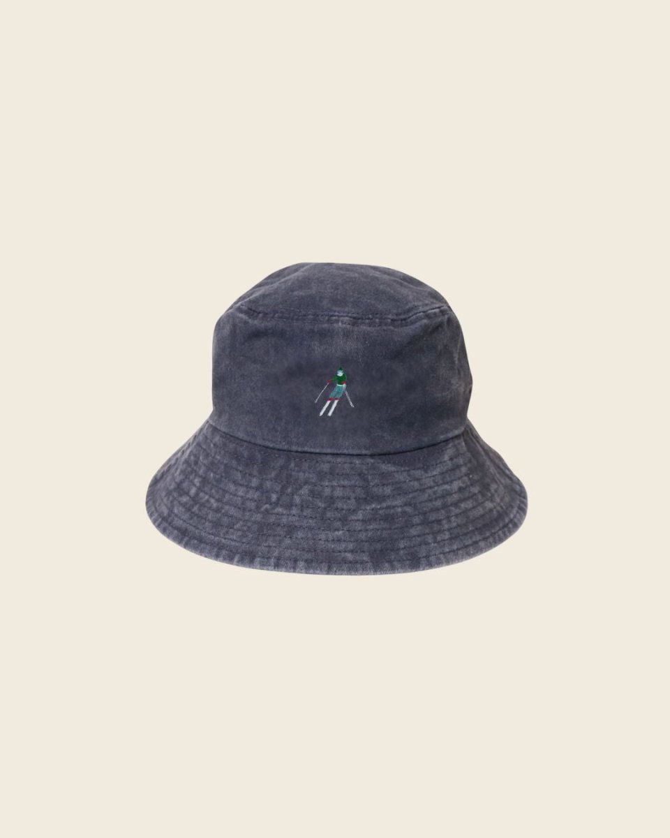 Skier Personalised Bucket Hat - Namesake Embroidery Studio