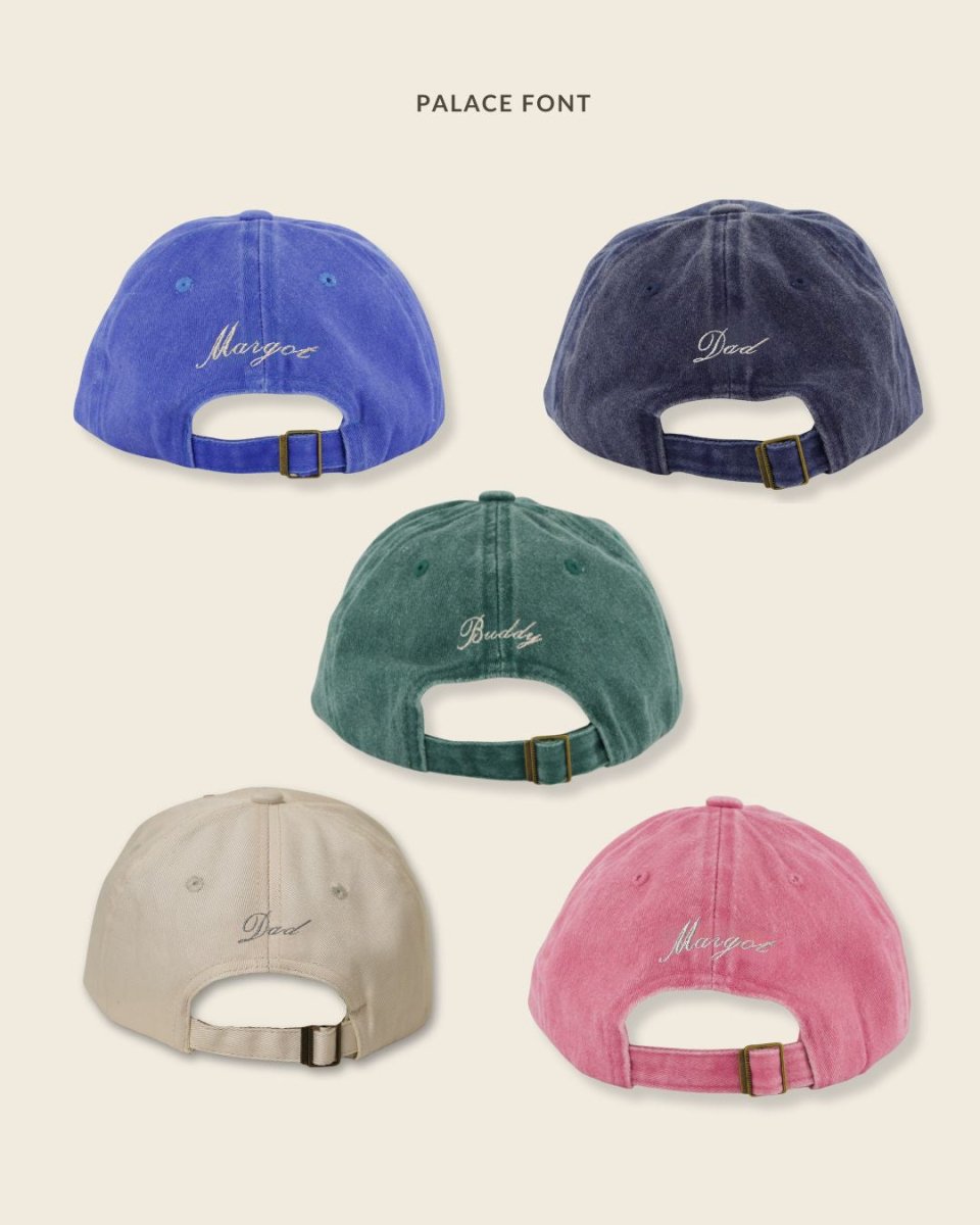 Tortoiseshell Cat Personalised Cap - Namesake Embroidery Studio