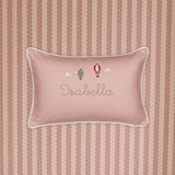 Up And Away Linen Cushion - Namesake Embroidery Studio