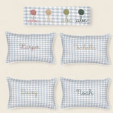 Woodland Friendly Fox Keepsake Linen Cushion - Namesake Embroidery Studio